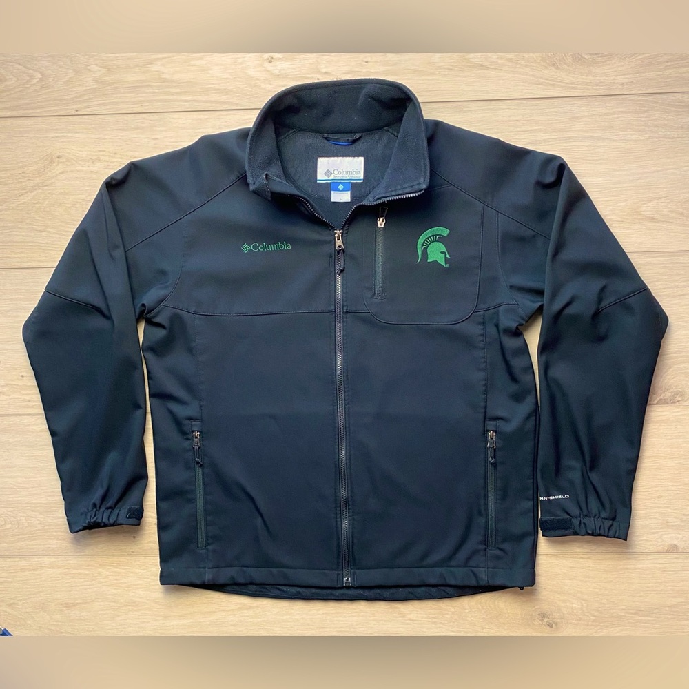 Michigan state Columbia men’s soft shell jacket